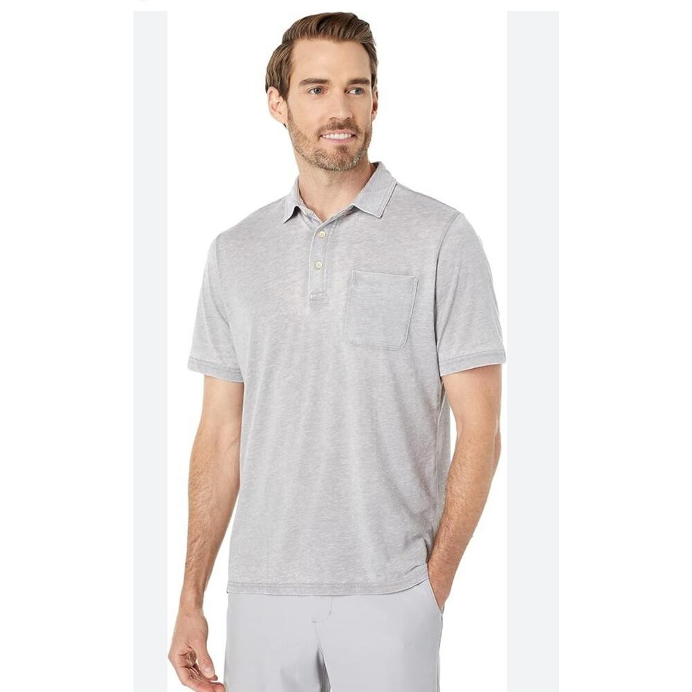 Johnnie-O the Local Polo- Gray color- size medium